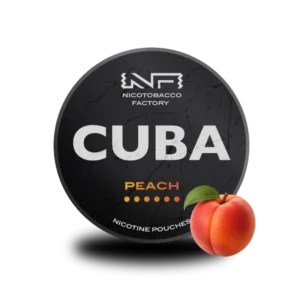 Cuba Black Peach | 66 mg Nicotine Pouches | Snusvelo türkiye