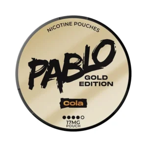 PABLO Gold Cola 17 MG Nicotine Pouches | Snusvelo